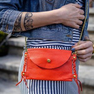 UNKNOWN LEATHER WALLET ON CHAIN